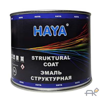 Краска HAYA структурная бамперная 0.4л